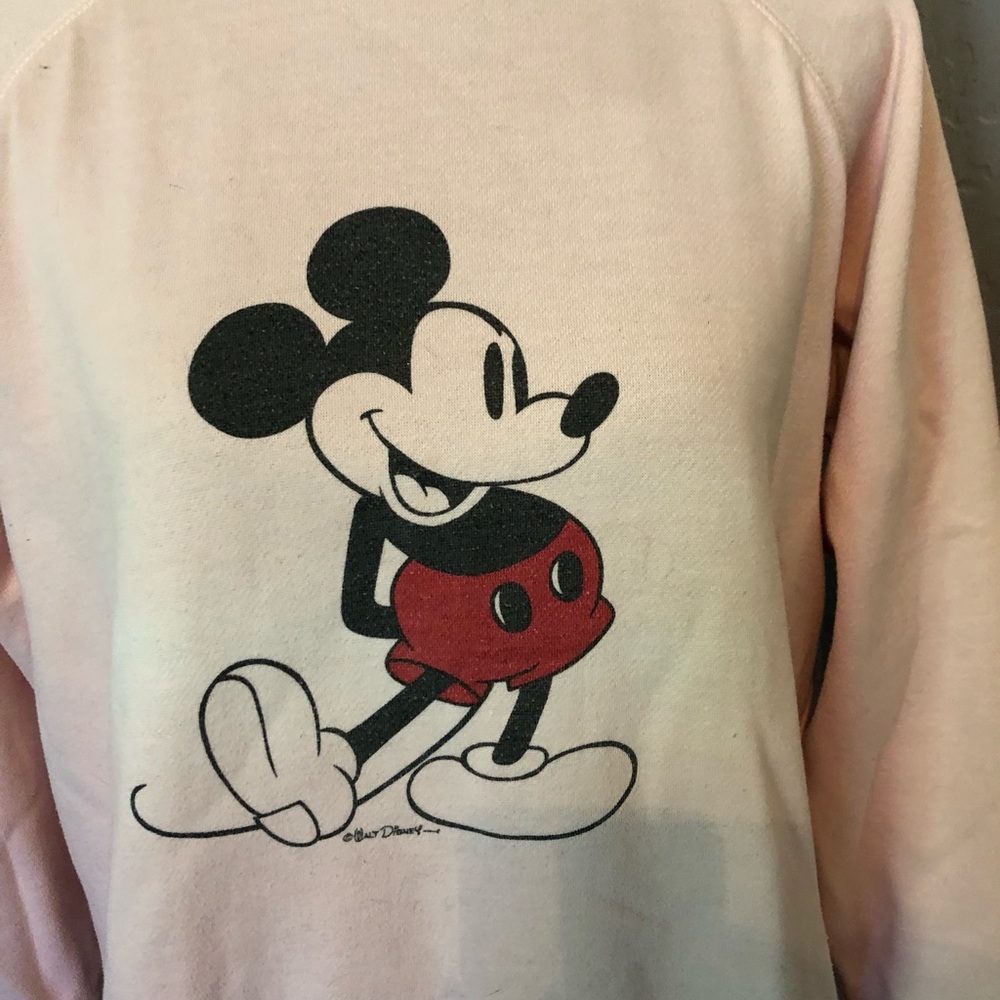 Mickey Mouse Pink Sweatshirt - Picture 2 of 3